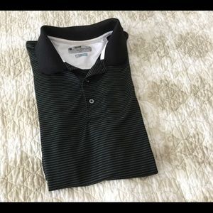 GOLF TECH Fore Life Golf Black White Pinstripes XL